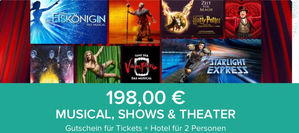 Travelcircus Gutschein eBay 2 Nordrhein-Westfalen ist am Kleinanzeigen Musical in für jetzt Rhein Personen | + Hotel - Emmerich Kleinanzeigen