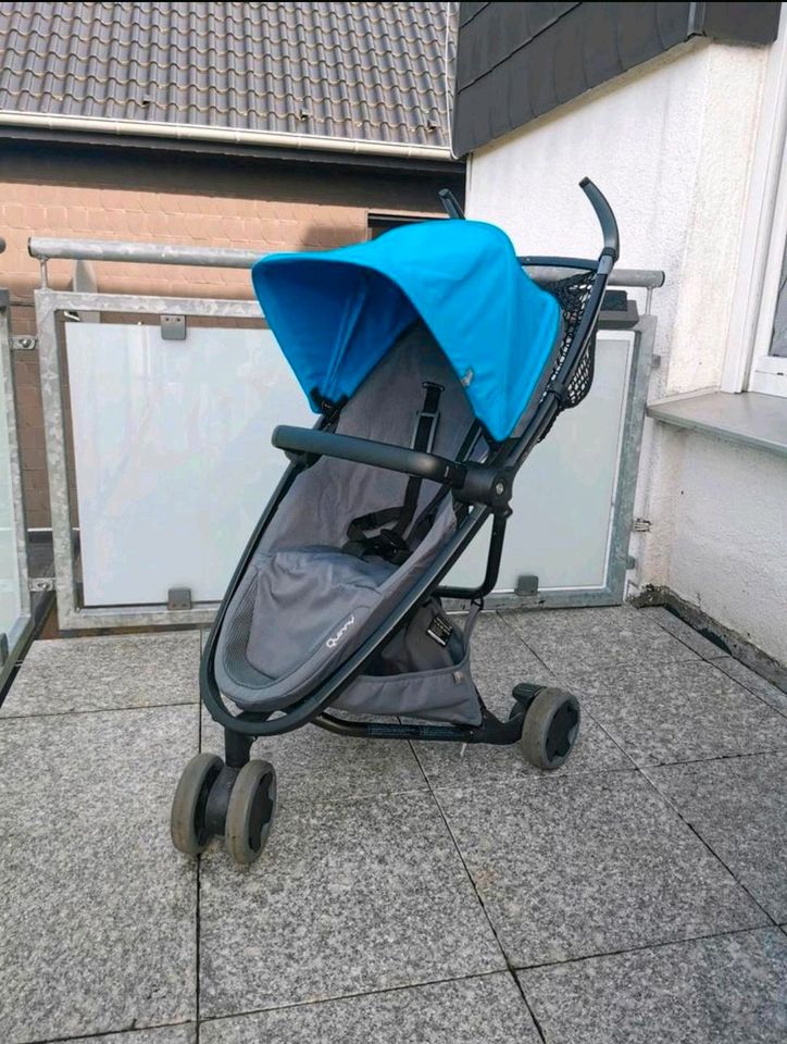 Buggy Quinny faltbar klein klappbar Kinderwagen blau grau in Recklinghausen