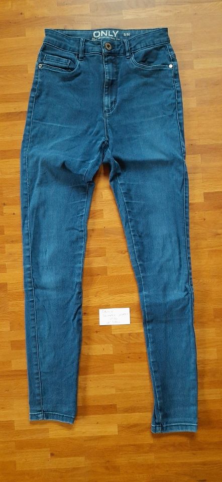 Only Skinny Jeans, blau, Gr. S / 30 in Bartholomä