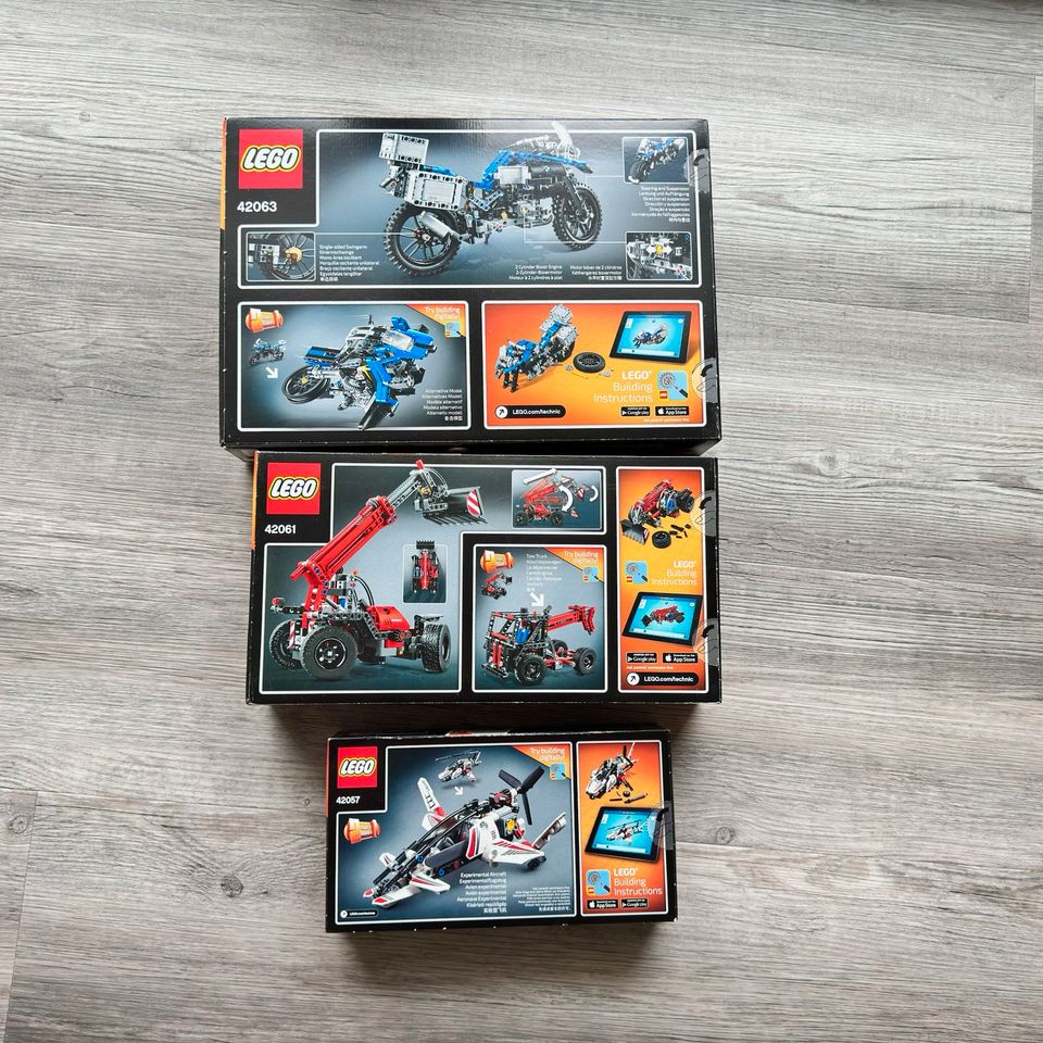 NEU Lego Technic 40 Jahre 42057 42061 42063 BMW R1200 5005496 in Hamburg