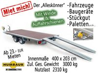 ✔️ Universaltransporter  3000kg, Winde & Auffahrschienen MIETEN Nordrhein-Westfalen - Burbach Vorschau