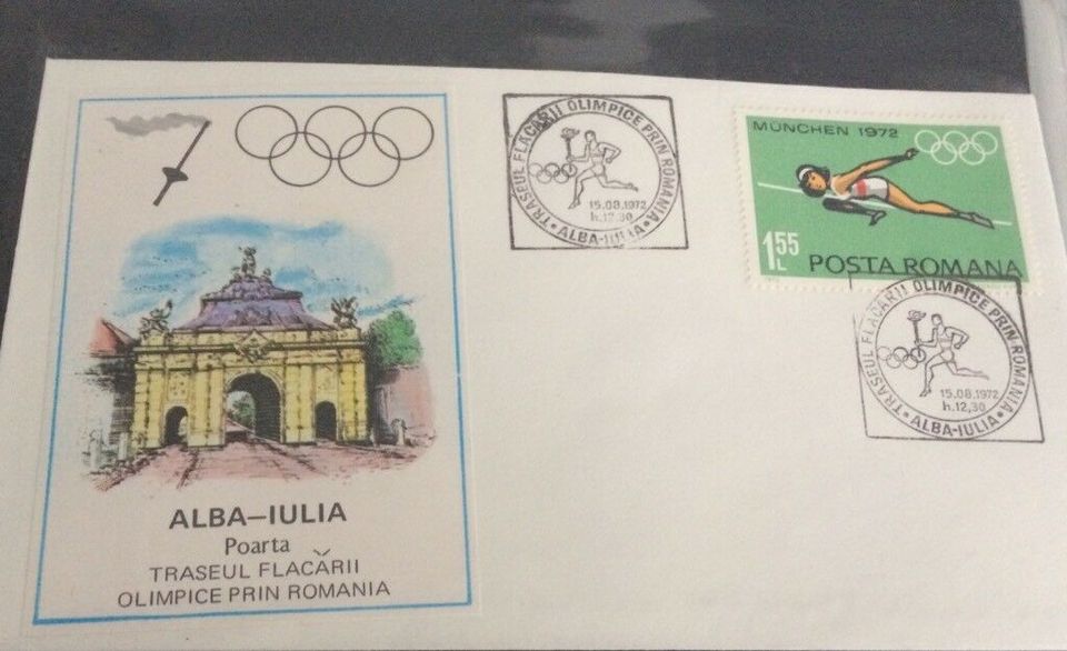 Briefmarken Sammlung Olympia 1972, Olympische Spiele in Landau in der Pfalz