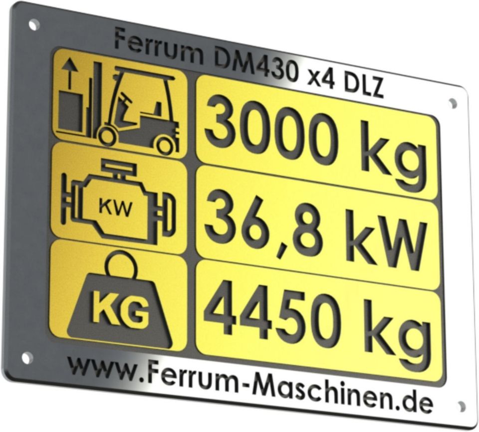 Radlader Hub: 3.000kg FERRUM DM430 x4DLZ STVO-Zul. ✔NEU✔ 38.990,- in Mulda