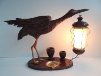 Rare Holz Tischleuchte Aldo Tura 50er Vogel m.Laterne Lampe Italy Baden-Württemberg - Langenargen Vorschau