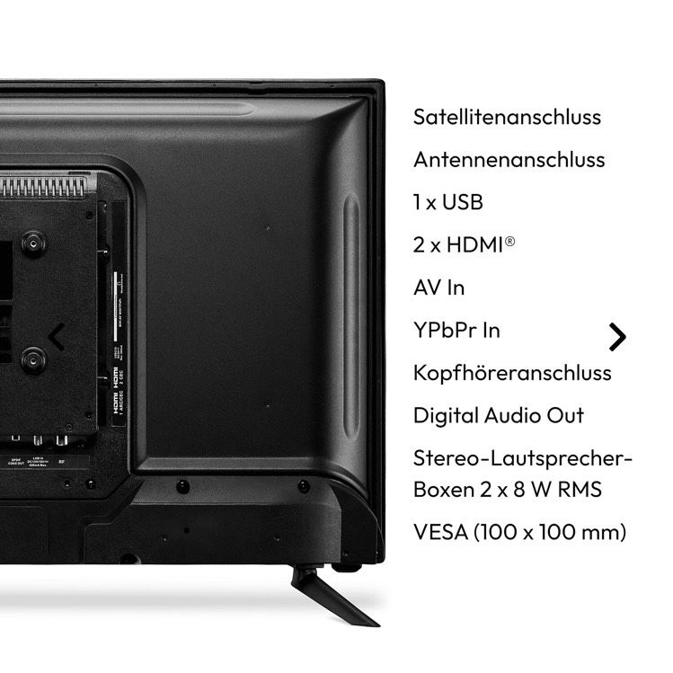 HD TV 80 cm  (32 Zoll) Bilddiagonale und integrierten DVD-Player in Bunde