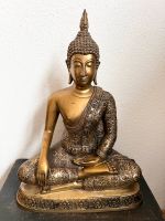 Beeindruckender Thai Buddha Shakyamuni aus Messing/Silber - 34cm Bayern - Neufahrn Vorschau