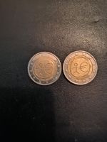 2 Euro Münzen, Strichmännchen aus zwei verschiedenen Ländern Nordrhein-Westfalen - Hopsten Vorschau