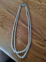 Perlenkette - Kastenverschluss - 835 Silber - Vintage Nordrhein-Westfalen - Krefeld Vorschau