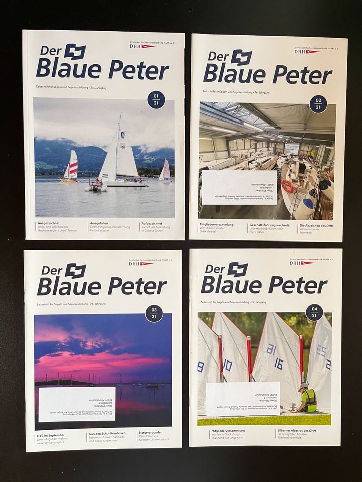 Hochseesport HANSA - Boot - Segel - Zeitschrift "Der Blaue Peter" in Allershausen