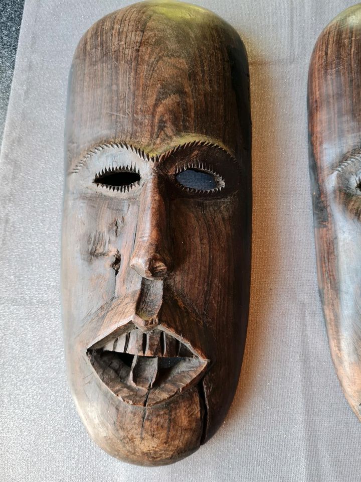 Afrikanische Holz SKULPTUREN  Masken 6 Teilig  EINMALIGE  49€ in Oldenburg