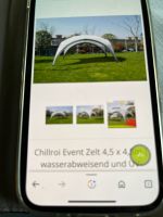 Chilltoi Event Zelt 4,5 mal 4,5 m neu Baden-Württemberg - Schwäbisch Hall Vorschau