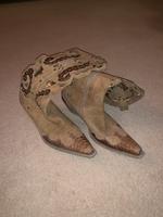 Cowboystiefel beige Wildleder Gr. 37 Hessen - Bad Schwalbach Vorschau
