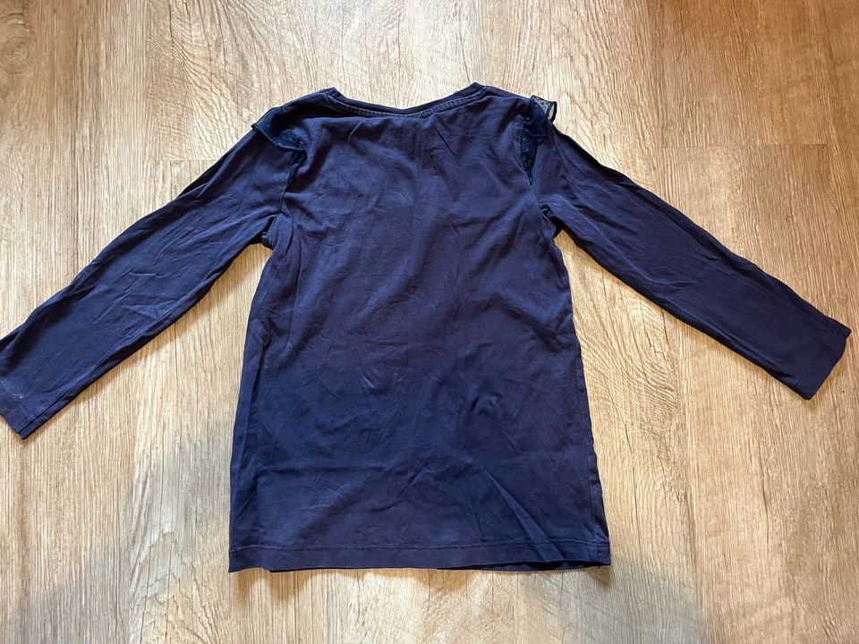 122 Disney Elsa Langarmshirt blau Mädchen in Taunusstein