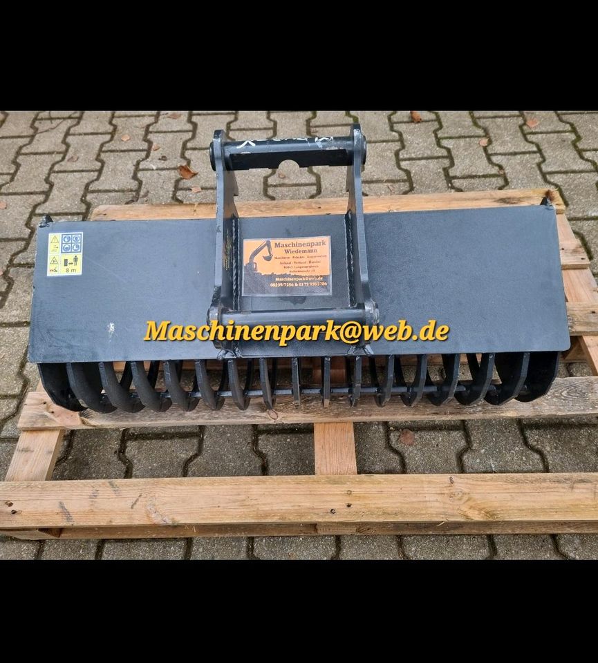 ✅️ 80cm MS03 Symlock - Sortierschaufel - Siebschaufel - Bagger in Langenneufnach