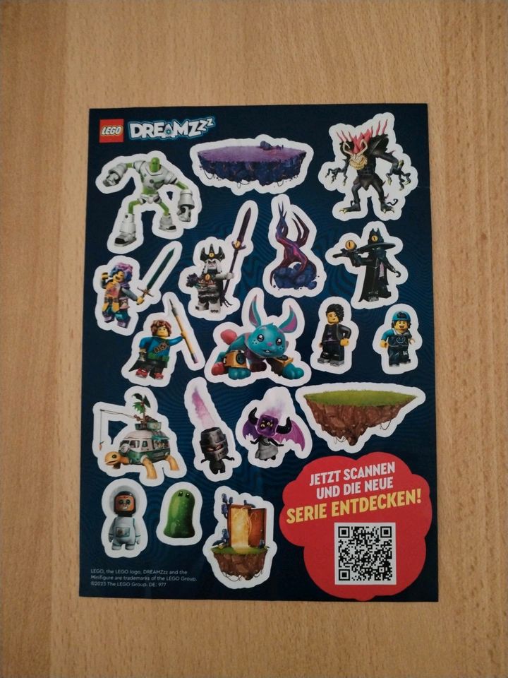 LEGO Dreamz. Ein Bogen mit Lego Sticker. Neu. 0,50 Cent. in Berlin