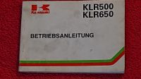 Betriebsanleitung Bedienungsanleitung Kawasaki KLR 650 u. KLR 500 Nordrhein-Westfalen - Neuss Vorschau
