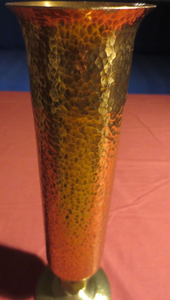 Edle Messing Kupfer Vase in Willich