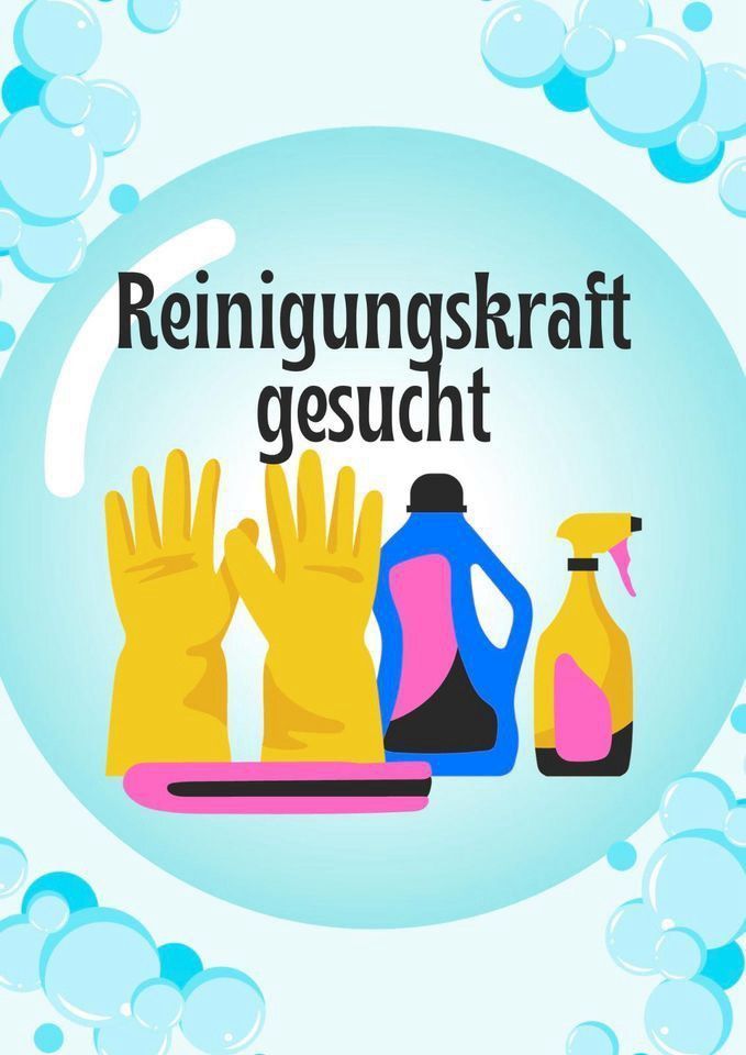 Ab Sofort Reinigungskraft gesucht in Kirchlengern