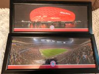 2 x Bilder Allianz Arena, Original Shop mit Holzrahmen, ca.30x70 Baden-Württemberg - Rheinfelden (Baden) Vorschau