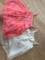 2 H&M Tüllkleider pink und weiß gr 86 Hessen - Karben Vorschau