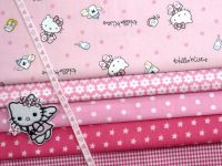 Stoffpaket Patchworkstoffe Baumwollstoffe Deko HELLO KITTY ❤️ NEU Baden-Württemberg - Balingen Vorschau