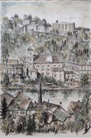 August Gründinger: Blick auf Passaus Altstadt Kr. Passau - Passau Vorschau