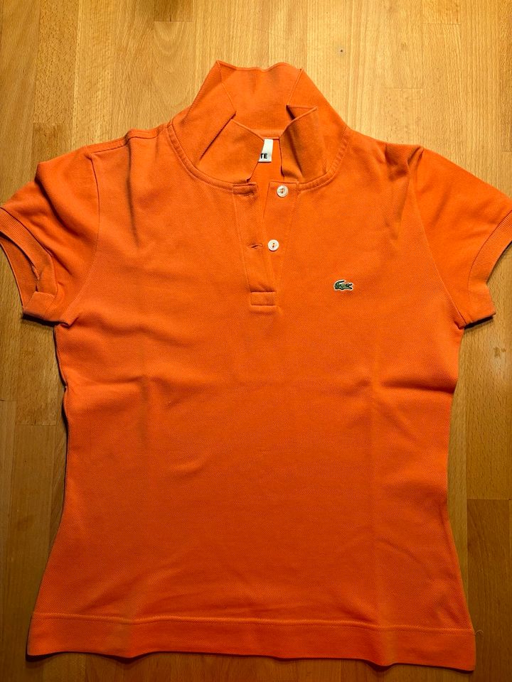 Polo Shirt Lacost orange Größe s in Wittlich