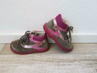 Superfit Halbschuhe Schnürschuhe Gr 24 Leder pink Glitzer Blume Baden-Württemberg - Achern Vorschau