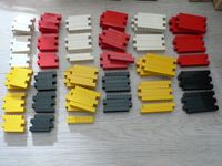 106 Lego - Stange 2x6 2x8 2x10 weiß gelb rot schwarz, Ecke Fliese Hessen - Obertshausen Vorschau
