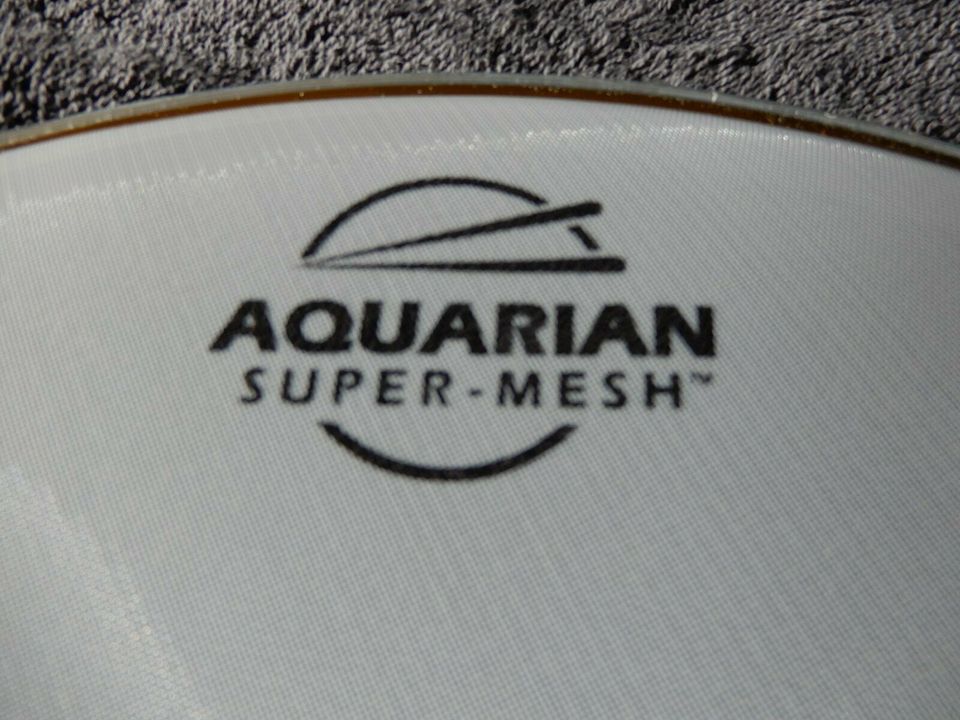 Aquarian Super Mesh Fell 14" einlagig Snare Tom Tom wie neu in Meckenheim