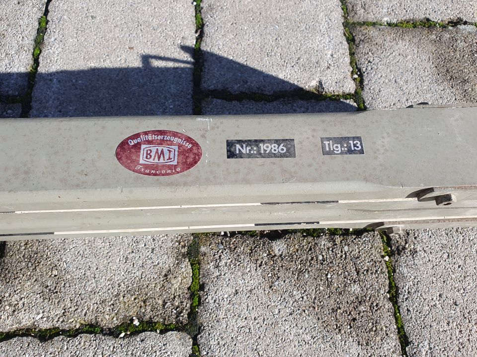 Nivellierlatte BMI Franconia Nr. 1986 Tlg.13 Rarität Meterstab in Ingolstadt