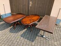 Versch. Tische Holz Plastik DDR oval Couchtisch massiv Sachsen - Rodewisch Vorschau