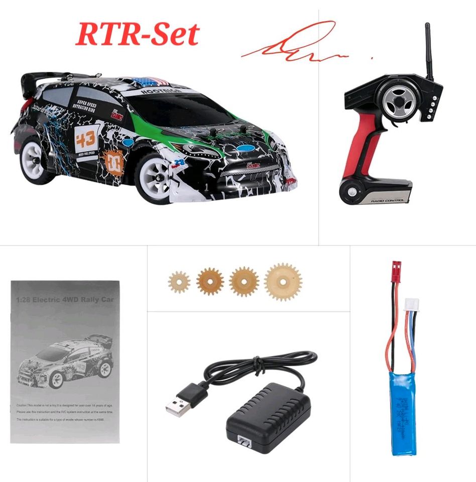 RC Car 1:28 30km/h Rally Drift RTR-Set in Witten