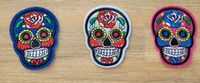 3 Stück Skull Halloween Totenkopf Aufnäher Aufbügler - Patches Berlin - Charlottenburg Vorschau