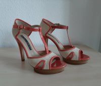 High Heels , Plateau, T-Strap, beige/apricot,  Gr. 39  Neu! Baden-Württemberg - Villingen-Schwenningen Vorschau