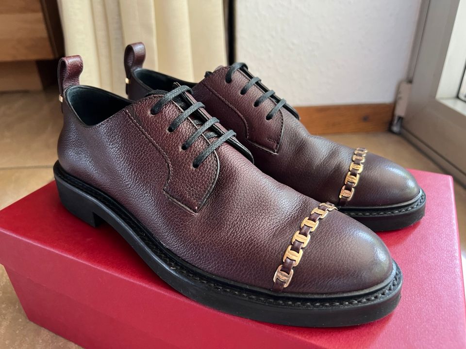 Bootsschuhe Salvatore Ferragamo Gr.37 (IT 6,5) neuwertig in Wiehl