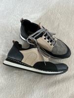 Rieker Damen Sneaker Neu 38 Schwarz/Beige/Grau Niedersachsen - Schüttorf Vorschau