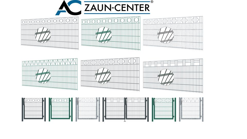 ANGEBOT: Zaunpaket Set Doppelstabmatten Schmuckzaun Stabmatten in Bochum