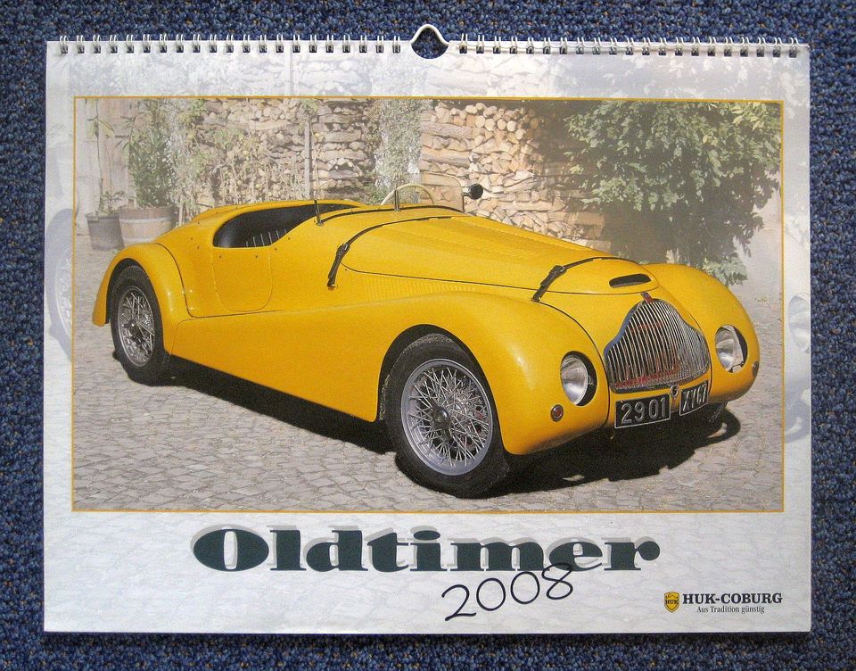 Oldtimer Classic Cars Kalender 2008 HUK in Bonn