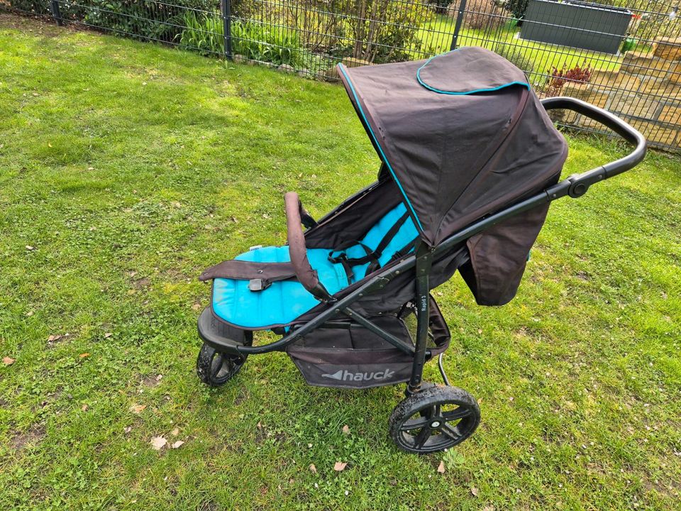 Hauck Kinderwagen mit großer Liegefläche in Schönefeld