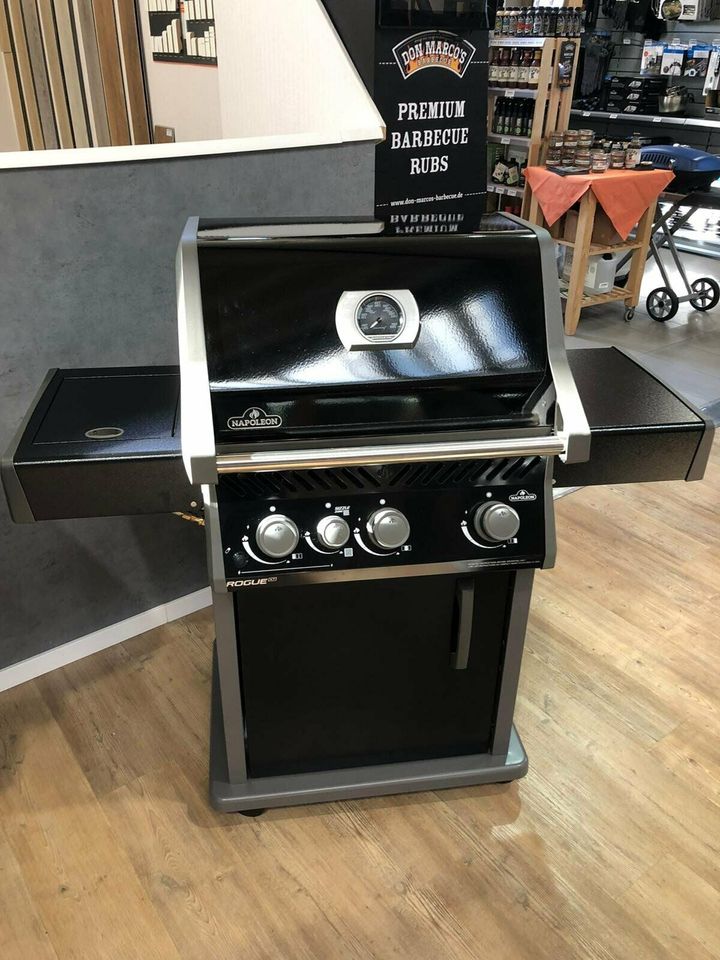 Napoleon Rogue XT 425 Gasgrill Schwarz Grill Gas + Drehppieß in Ibbenbüren