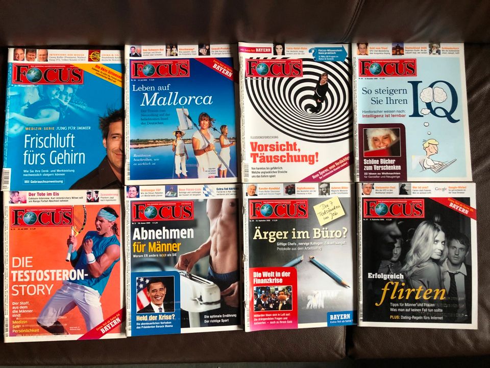 Sammlung Focus Zeitschriften 32 St. Wirtschaft Medizin Forschung in Viechtach