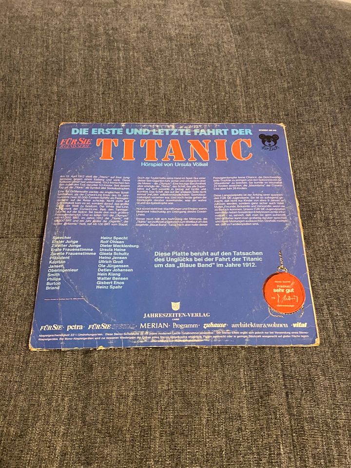 Schallplatte Die erste und letzte Fahrt der Titanic Vinyl LP in Sankt Augustin