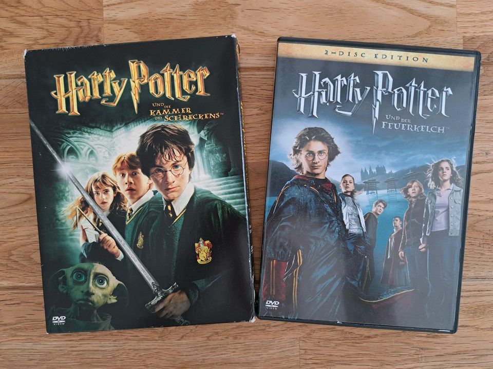 2 disc DVD Harry Potter Kammer des Schreckens + Feuerkelch in Renchen