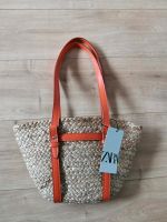 ZARA NEU Midi-Shopper aus Jute Baden-Württemberg - Hüfingen Vorschau