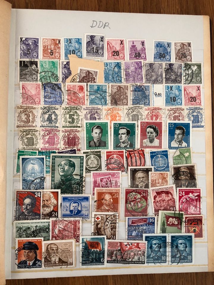 Sammlung Briefmarken, Altdeutschland, DDR etc. in Braunschweig