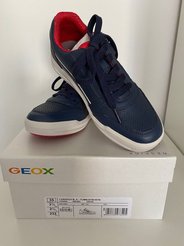 NEU: Geox, Sneaker, Halbschuhe, Marineblau & Rot, Gr. 35 in Leipzig