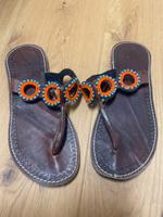 Flip Flop Sandalen Damen Echtleder Gr 36 ungetragen Hessen - Niedernhausen Vorschau