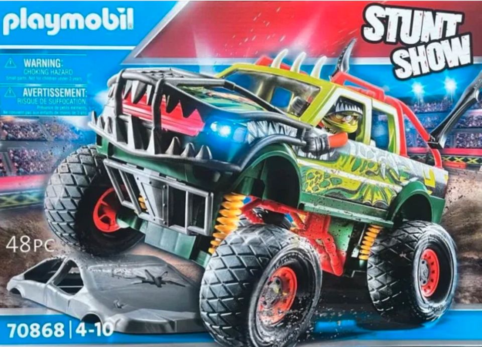 PLAYMOBIL® 70868 Monstertruck Danger Grün Stuntshow Monster Truck in  Sachsen - Frankenberg (Sa.) | Playmobil günstig kaufen, gebraucht oder neu  | eBay Kleinanzeigen ist jetzt Kleinanzeigen