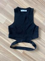 ausgefallenes Zara Top Gr S Stricktop schwarz elegant Schleswig-Holstein - Glinde Vorschau